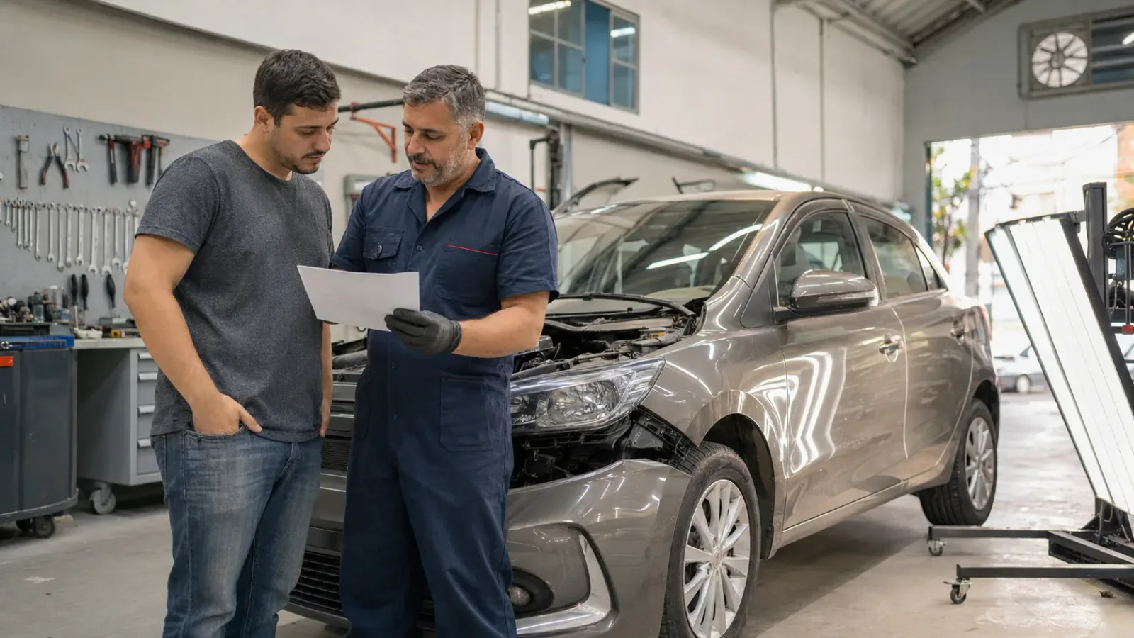 Pintura automotiva em Taboão da Serra: preço e etapas